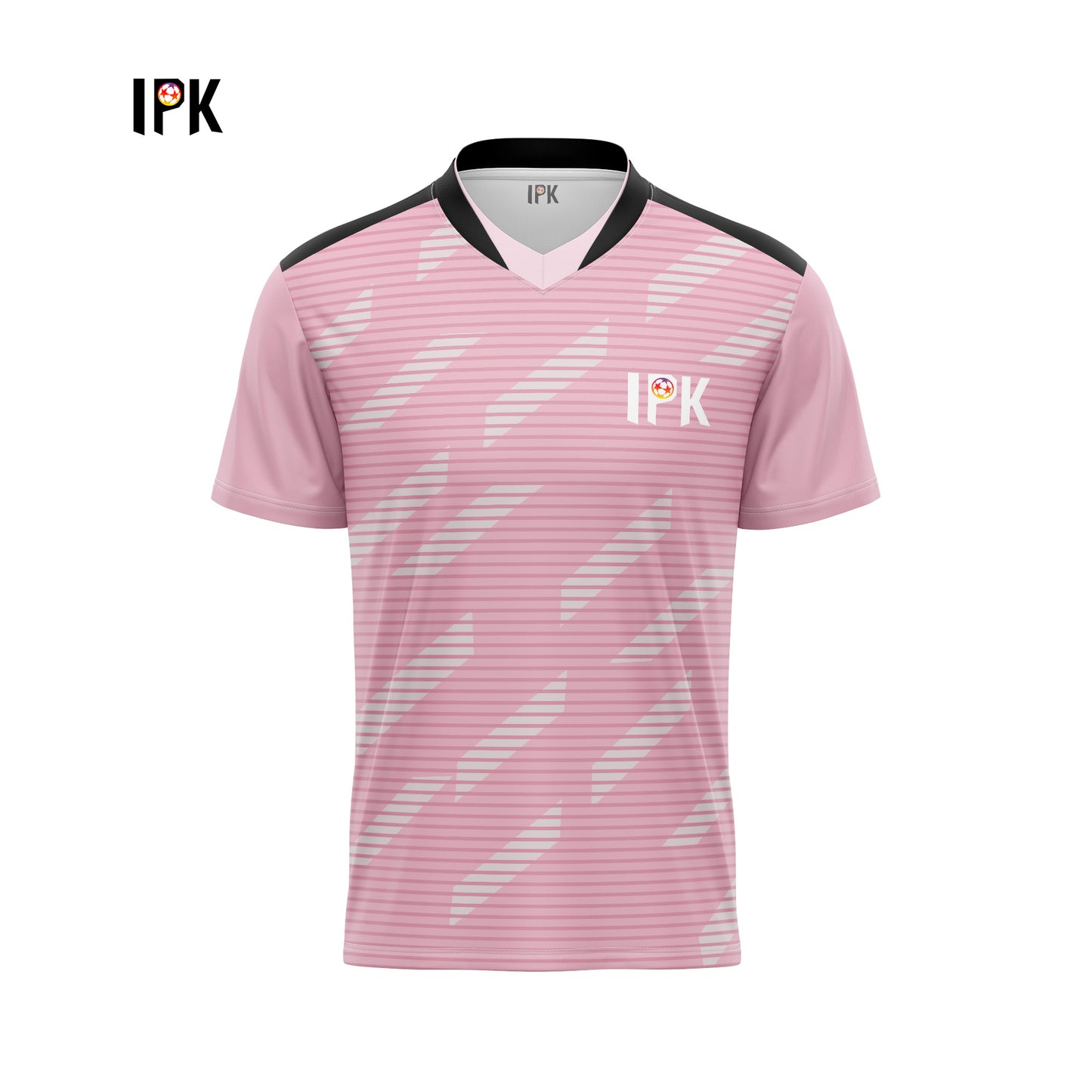 Rain | Pink Custom V-neck Unisex Soccer Jersey