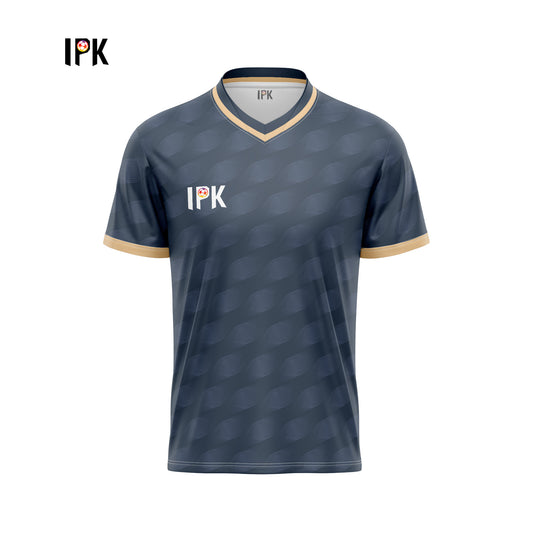 Blur | Black Custom V-neck Unisex Soccer Jersey