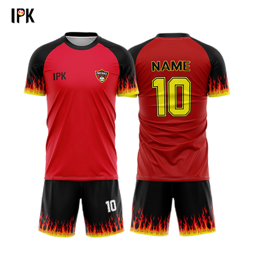 Flaming Lion | Custom Unisex Soccer Fans Jersey