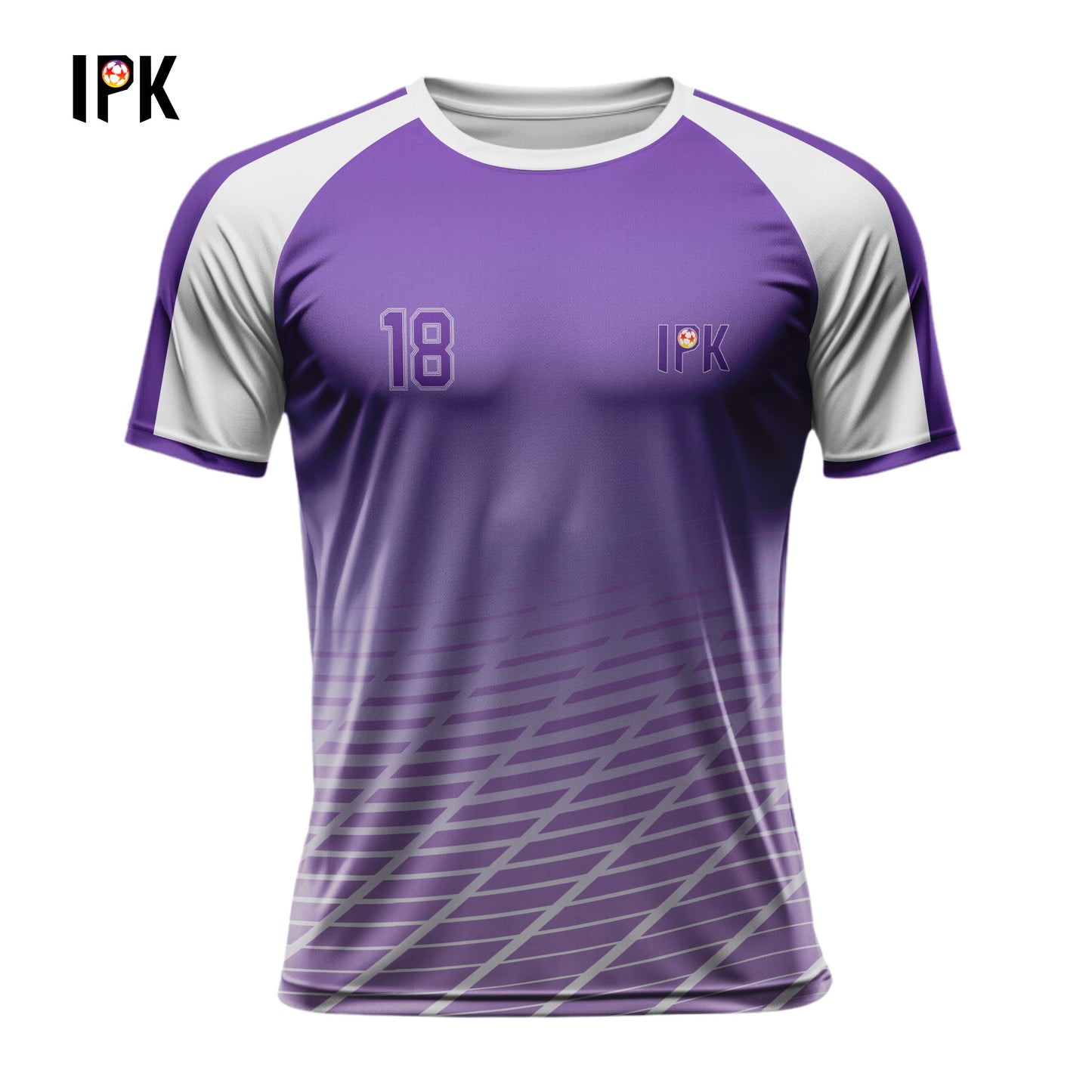 Spectrum | Purple Custom V-neck Unisex Soccer Jersey