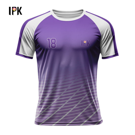 Spectrum | Purple Custom V-neck Unisex Soccer Jersey