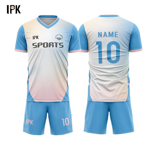 Blue | Custom Unisex Soccer Fans Jersey